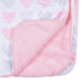 Just Born - Just Born Plush Baby Blanket - Pink Hearts