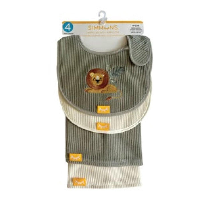 Kidiway - Simons 4 pack waffle gift set - Bibs & Burp Cloths