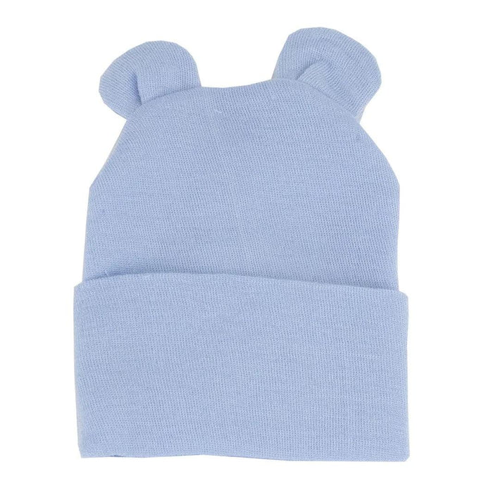 Kids Central - Kids Central Newborn Hat - Ears - White