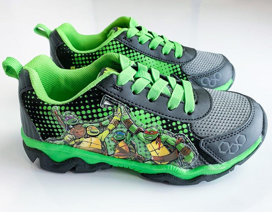 Kids Shoes Chaussures sport Teenage Mutant Ninja Turtles avec lumieres pour garcons