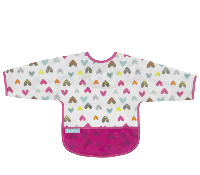 Kushies® - Kushies Cleanbib with Sleeves | Size 12-24m