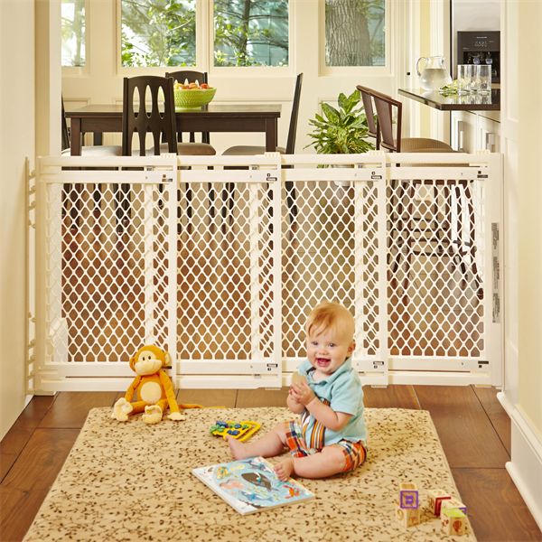North States Extra Wide Gate Ivory
