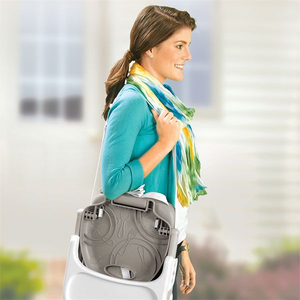 Chicco Pocket Snack Booster - Grey