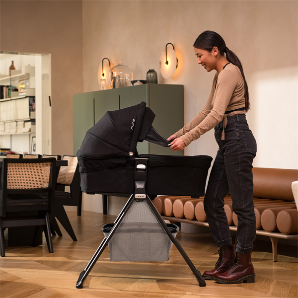 Nuna MIXX™ Series Bassinet Stand-  Black & Grey