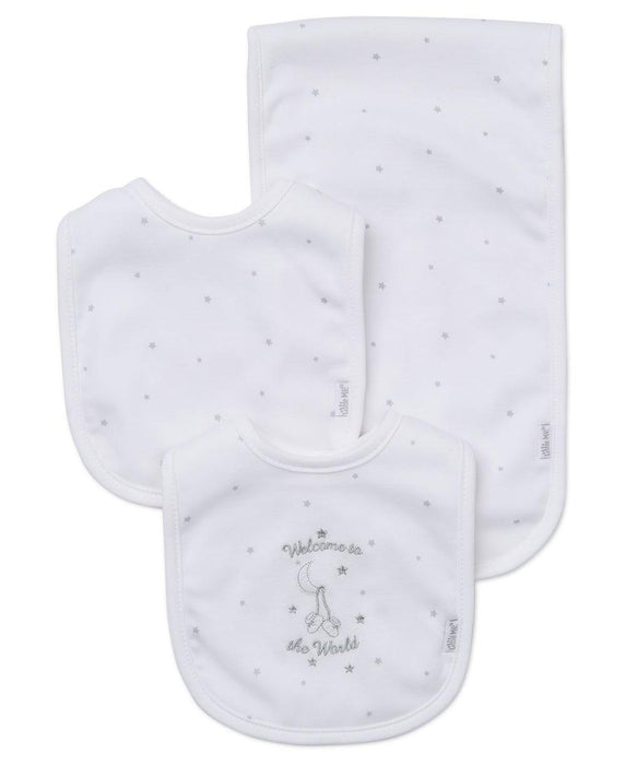 Little Me - Little Me Baby Bibs & Burp Pad Set