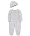 Little Me - Little Me Zip Footed One-Piece and Hat