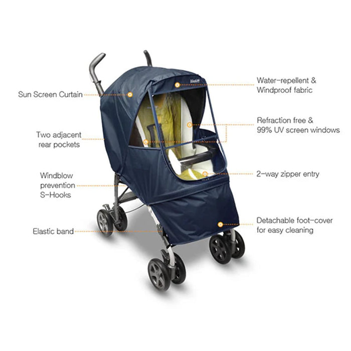 Manito Baby Stroller Weather Shield Elegance - Alpha