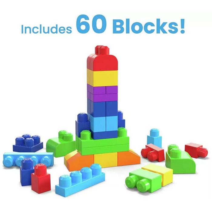 Mega Bloks - Mega Bloks 60 Piece First Builders Big Building Bag - Classic