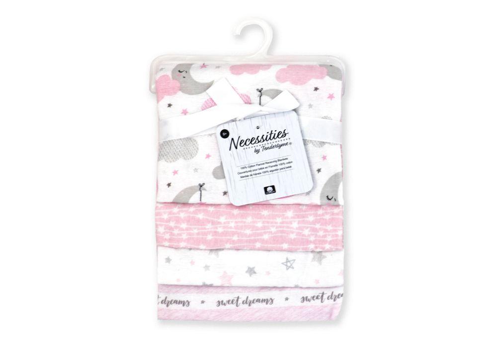 Necessities By Tendertyme - Necessities By Tendertyme 4 Pack Receiving Blankets – Sweet Dreams