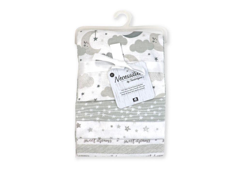 Necessities By Tendertyme - Necessities By Tendertyme 4 Pack Receiving Blankets – Sweet Dreams