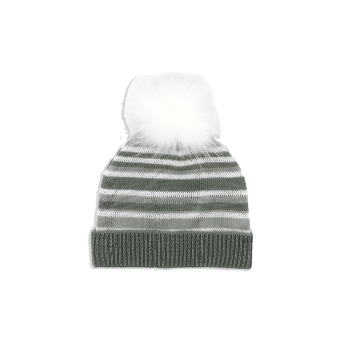 Necessities By Tendertyme - Necessities By Tendertyme Striped Knit Hat and Bootie Set