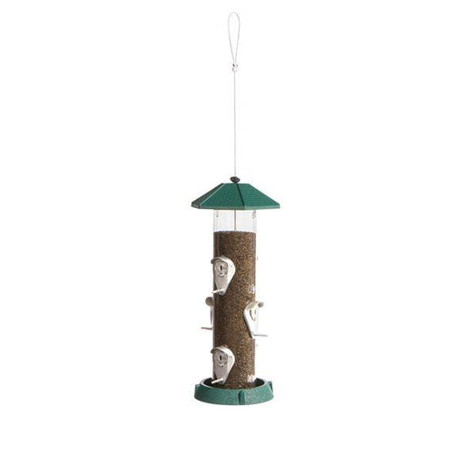 North States Pet - North States Pet 2 in 1 Hingedport Birdfeeder 6Perch Green