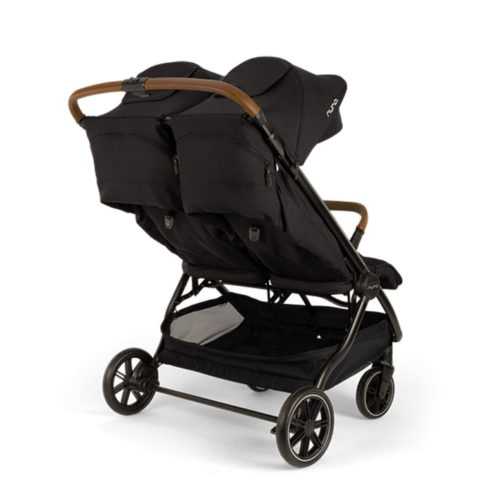 Poussette double Nuna TRVL Dubl Baby - Caviar