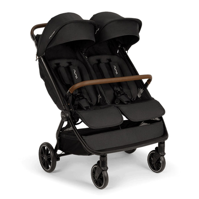 Poussette double Nuna TRVL Dubl Baby - Caviar