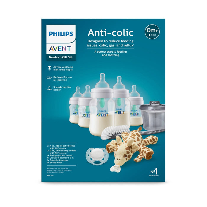 Philips Avent® Anti-colic Baby Bottle with AirFree Vent Newborn GiftSet With Ultra So