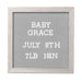 Pearhead® - Pearhead Letterboard Set - Light Grey