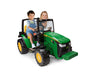 Peg Perego® - John Deere Dual Force Kids Ride on Tractor Toy by Peg Perego - High Performance 12 Volts - Green