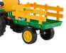 Peg Perego® - Peg Perego Kids J.D. Ground Force Tractor & Trailer - High-performance 12 Volt - Green