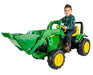 Peg Perego® - Peg Perego Kids John Deere Front Loader - Chain Driven Pedals - Green