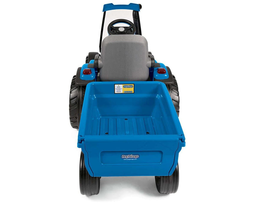 Peg Perego® - Peg Perego Kids New Holland T8 Tractor - High Performance 12 Volt - Blue