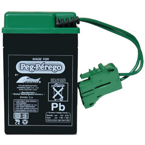 Peg Perego 6 Volt, 4 Amp Battery