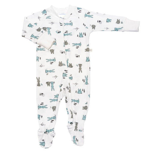 Perlimpinpin - Perlimpinpin 1 Piece Bamboo Baby Pyjama - Bunnies
