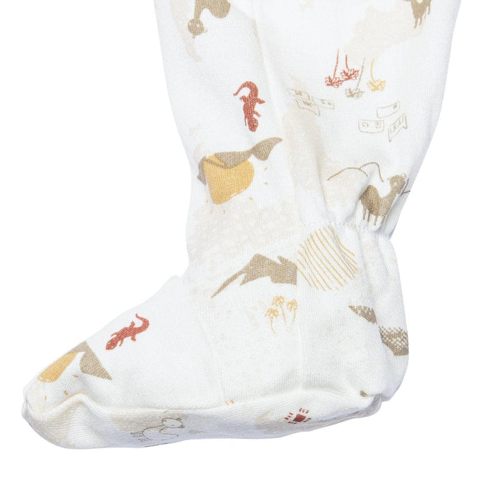 Perlimpinpin - Perlimpinpin 1 Piece Bamboo Baby Pyjama - Desert