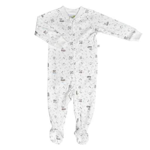 Perlimpinpin - Perlimpinpin 1 Piece Bamboo Baby Pyjama - Fawns