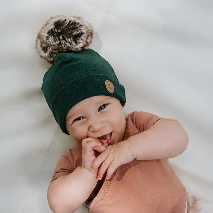 Petit Coulou® - Petit Coulou Baby Mid-Season Pom-pom Beanies - Organic Cotton