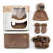 Petit Coulou® - Petit Coulou - Baby Winter Accessories Gift Box (4 accessories) - 0-6m moo