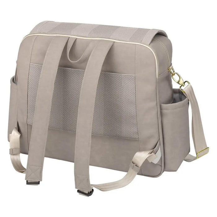 Petunia Pickle Bottom - Petunia Pickle Bottom Boxy Backpack Deluxe Diaper Bag in Sand Cable Stitch