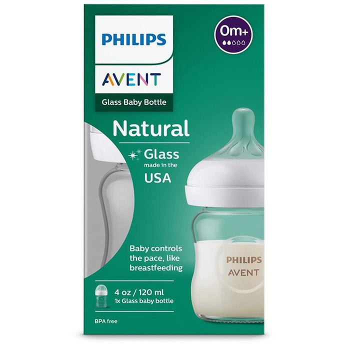 Philips Avent® - Philips Avent Glass Natural Baby Bottle 4oz/125ml - 1 Pack