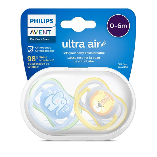 Philips Avent® - Philips Avent Ultra Air Pacifiers with Animals 0-6m - Pack of 2