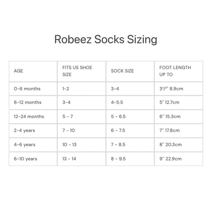 Robeez® - Robeez Kids Crew Socks - Pack of 6 Pairs- Black