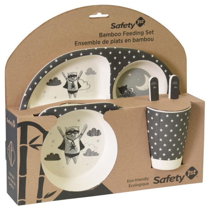 Safety 1st® - Safety 1st Bandit Bears Bamboo Feeding Set (plate, bowl, cup & utencils)