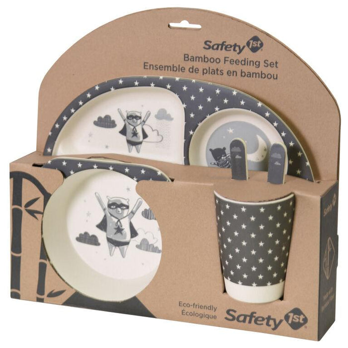 Safety 1st® - Safety 1st Bandit Bears Bamboo Feeding Set (plate, bowl, cup & utencils)
