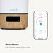 Safety 1st® - Safety 1st Connected Smart Humidifier - Cool Mist Humidifier with Hygrometer and Nightlight