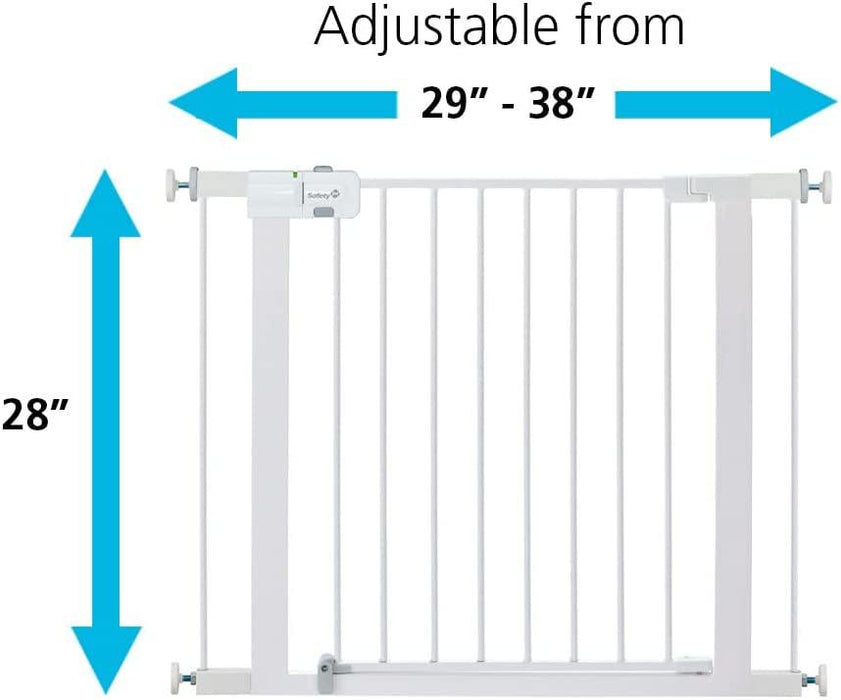 Safety 1st® - Safety 1st Easy Install Walk Through Baby Safety Gate - Black