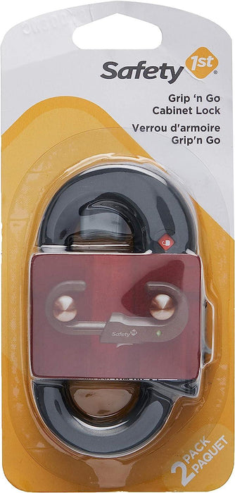 Safety 1st® - Safety 1st HS1670300 Grip 'N Go Cabinet Lock - 2 Pk