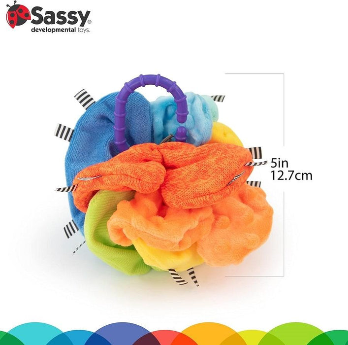Sassy® - Sassy Baby Crinkle Ball Take Along Hookable Toy