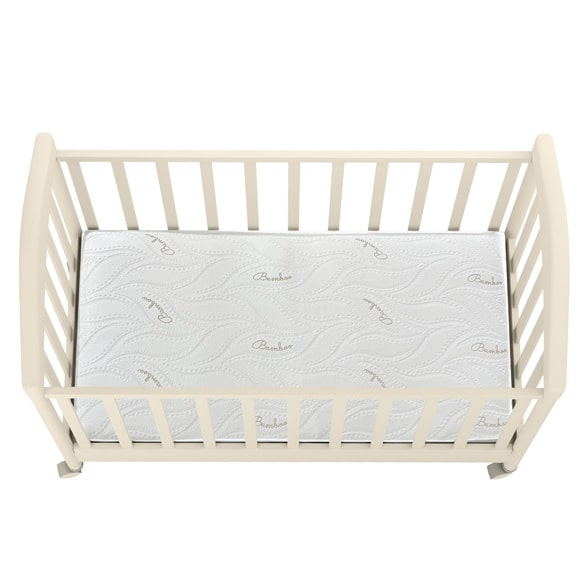Simmons Serene Crib Mattress - Extra Firm Core, Bamboo Cover
