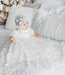 Teter Warm - Teter Warm Baby Girls Baptism Off White Dress with Long Gown & Bonnet BS24L