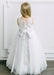 Teter Warm - Teter Warm Flower Girls Off White Dress FS02