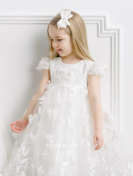 Teter Warm - Teter Warm Flower Girls Off White Dress FS21