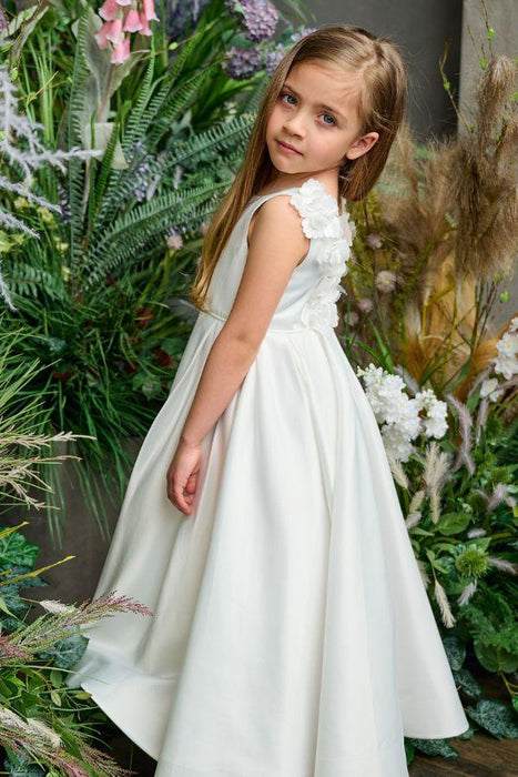 Teter Warm - Teter Warm Flower Girls Off White Dress FS36