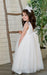 Teter Warm - Teter Warm Flower Girls Off White Dress FS82T