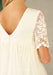 Teter Warm - Teter Warm Girls Communion Off White Dress DS16