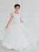 Teter Warm - Teter Warm GS02 Amara - Girl's Communion Dress Off White