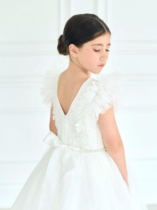 Teter Warm - Teter Warm GS03 Madeline - Girl's Communion Dress Off White