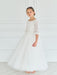 Teter Warm - Teter Warm GS74 Ruby- Girl's Communion Dress Off White